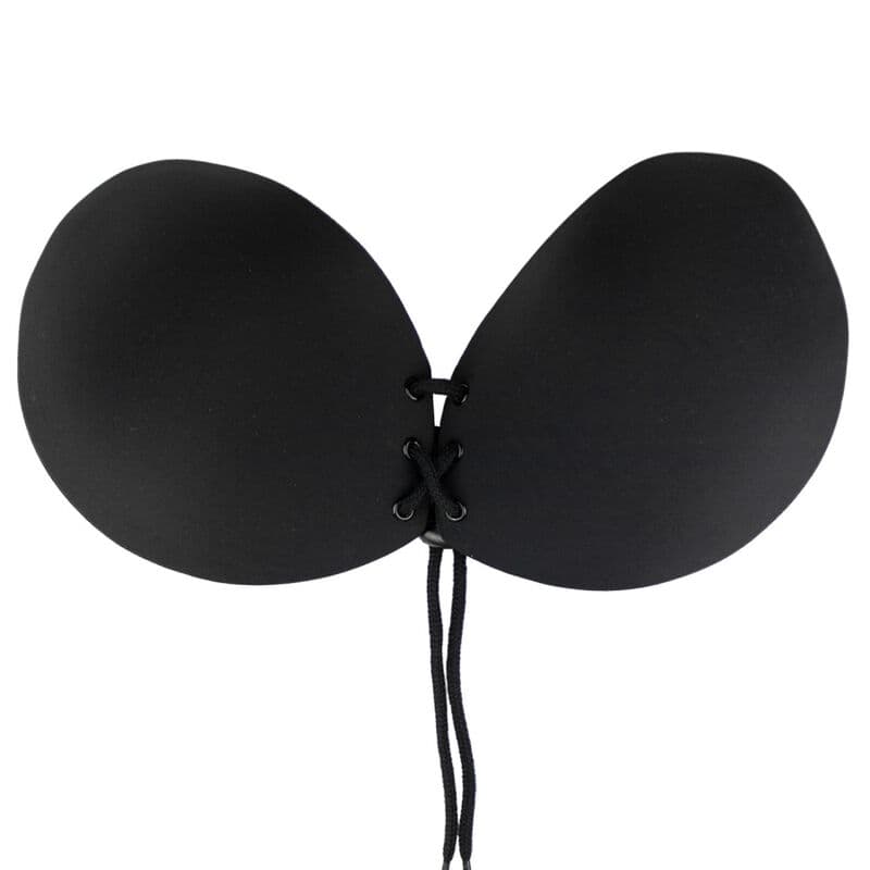 BYE-BRA - BRA ADHESIVE INTERLACED BLACK CUP A thumb 4