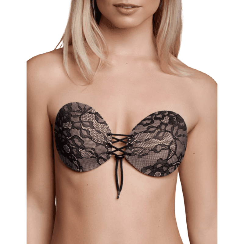 BYE-BRA - BRA ADHESIVE INTERLACED & EMBROIDERY CUP C