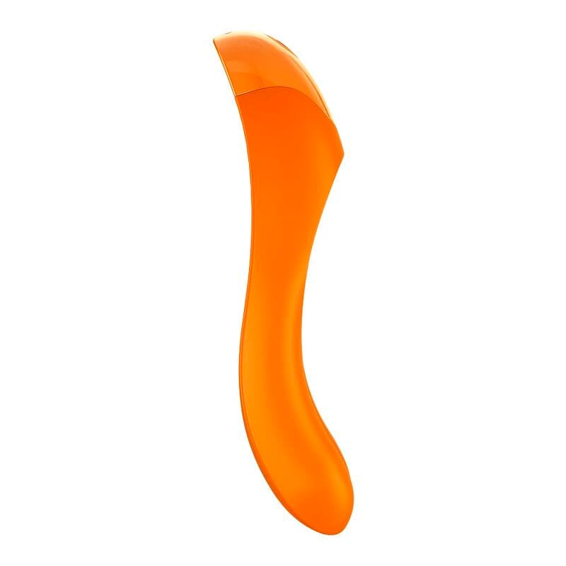 SATISFYER - CANDY CANE FINGER VIBRATOR ORANGE thumb 4