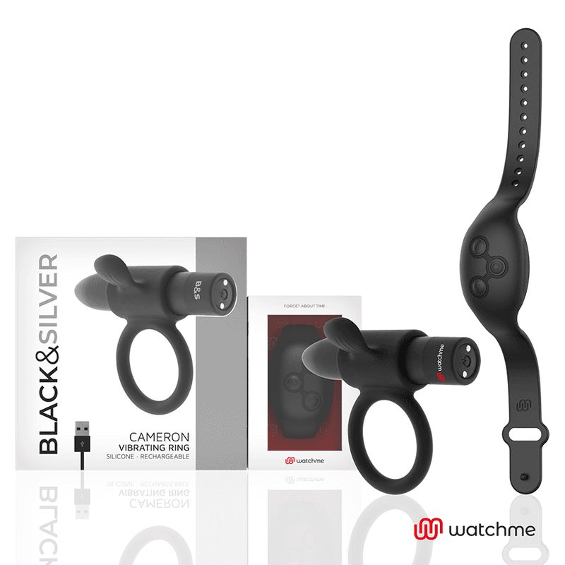 BLACK&SILVER - CAMERON REMOTE CONTROL COCKRING WATCHME thumb 2