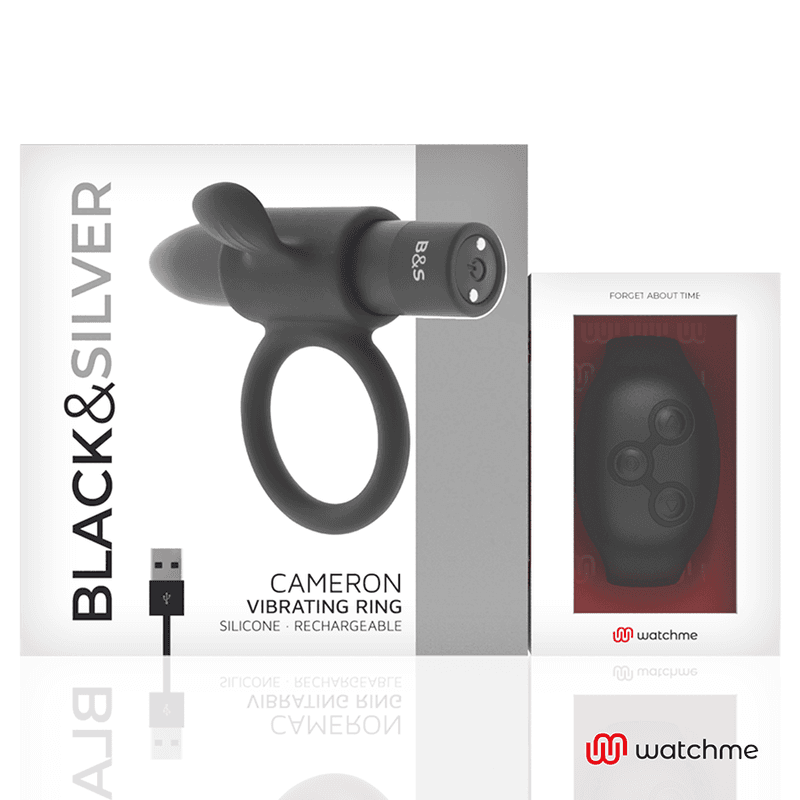 BLACK&SILVER - CAMERON REMOTE CONTROL COCKRING WATCHME thumb 3