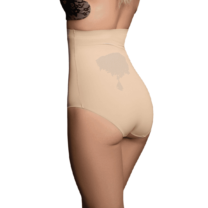 BYE-BRA - GIRDLE SEAMLESS ESTILO PANTIES BEIGE SIZE S