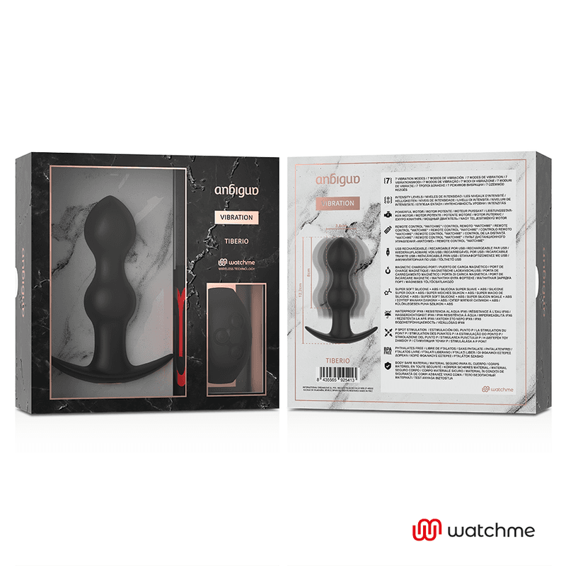 ANBIGUO - WATCHME REMOTE CONTROL PLUG ANAL VIBRATOR TIBERIO thumb 11