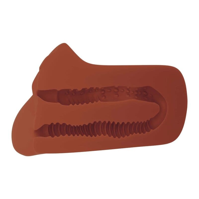 PDX PLUS - PICK YOUR PLEASURE DOUBLE BROWN MASTURBATOR thumb 3