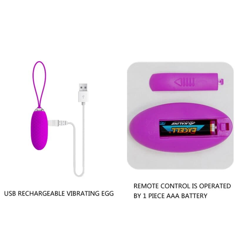 PRETTY LOVE - JOANNA VIBRATING EGG REMOTE CONTROL 12 MODES thumb 7