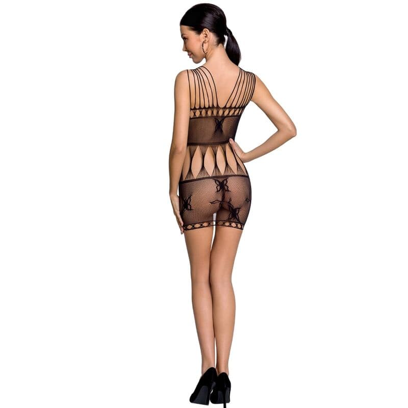 PASSION - WOMAN BS090 BODYSTOCKING BLACK ONE SIZE thumb 2