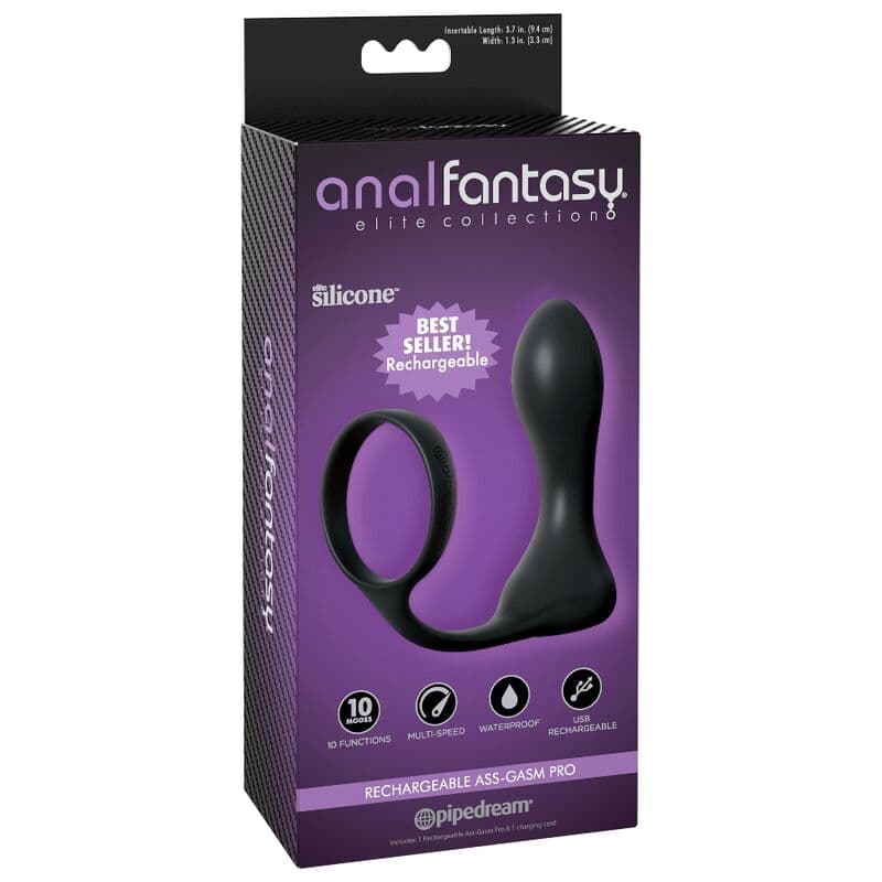 ANAL FANTASY ELITE COLLECTION - RECHARGEABLE ASS-GASM PRO thumb 3