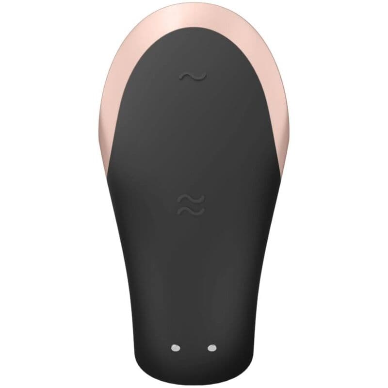 SATISFYER - DOUBLE LOVE LUXURY PARTNER VIBRATOR BLACK thumb 3