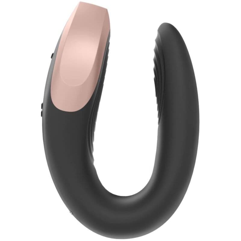 SATISFYER - DOUBLE LOVE LUXURY PARTNER VIBRATOR BLACK thumb 2