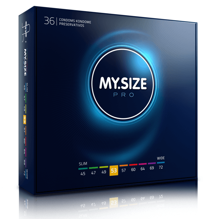 MY SIZE - PRO CONDOMS 53 MM 36 UNITS