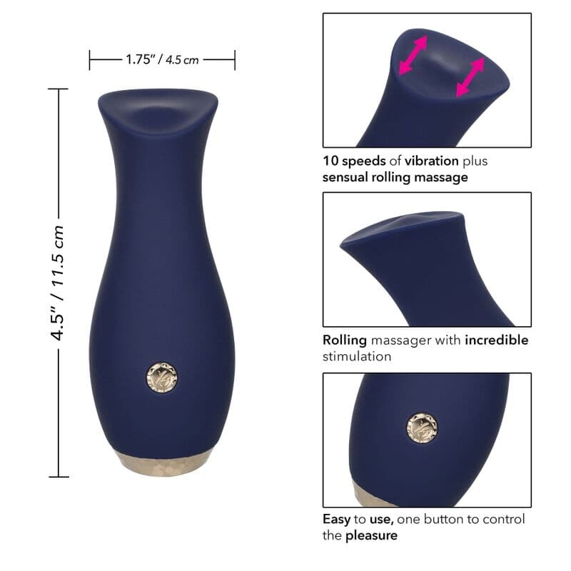 CALEXOTICS - CHIC TULIP MASAJEADOR - AZUL thumb 6