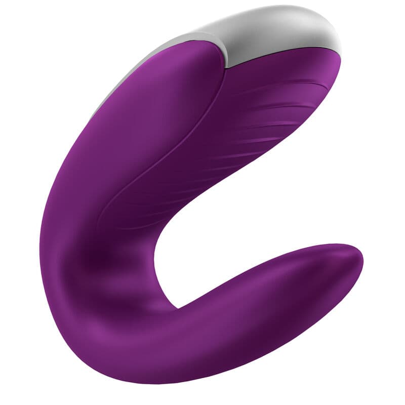 SATISFYER - DOUBLE FUN PARTNER VIBRATOR PURPLE thumb 7