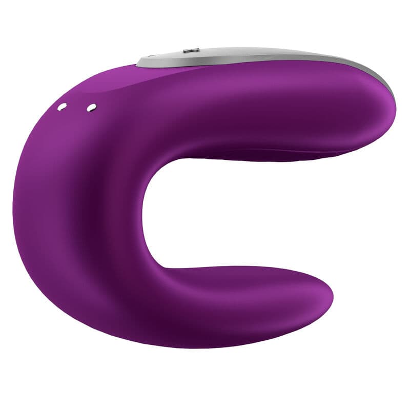 SATISFYER - DOUBLE FUN PARTNER VIBRATOR PURPLE thumb 10