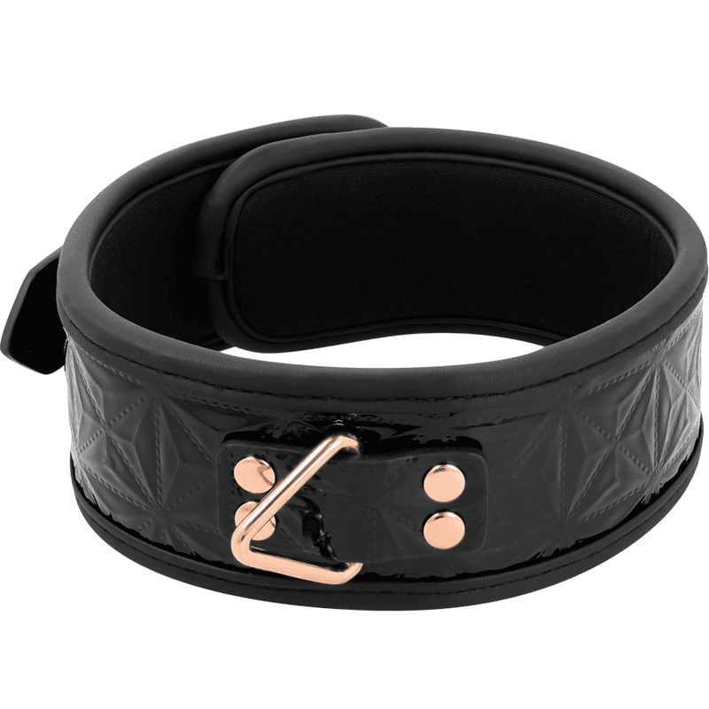 BEGME - BLACK EDITION PREMIUM VEGAN LEATHER COLLAR WITH NEOPRENE LINING thumb 3
