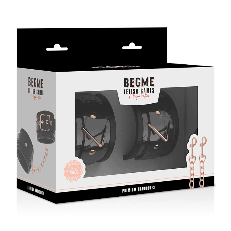 BEGME -  BLACK EDITION PREMIUM HANDCUFFS WITH NEOPRENE LINING thumb 8