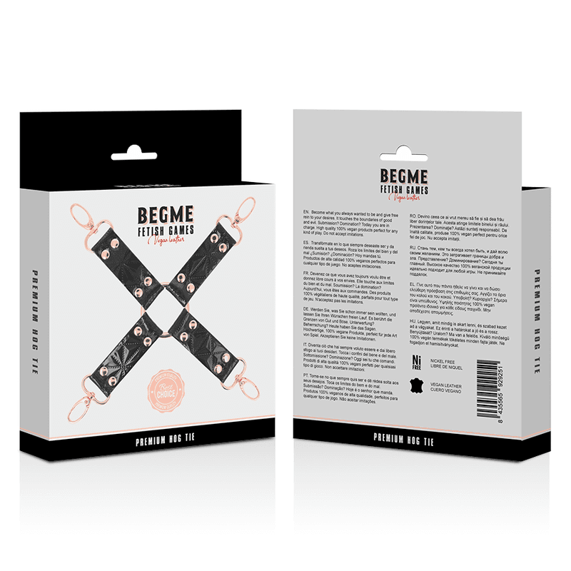 BEGME - BLACK EDITION VEGAN LEATHER HOG TIE thumb 5