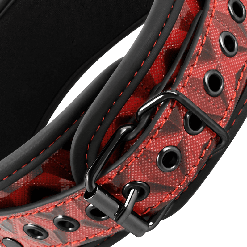 BEGME - RED EDITION COLLAR WITH NIPPLE CLAMPS WITH NEOPRENE LINING thumb 4