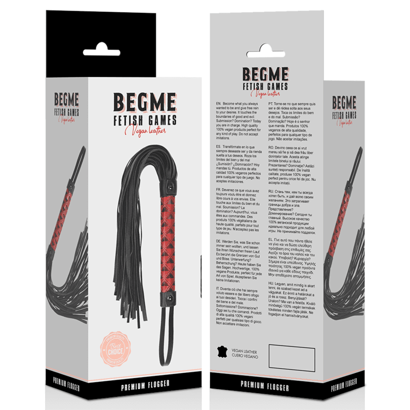 BEGME - RED EDITION VEGAN LEATHER FLOGGER thumb 5