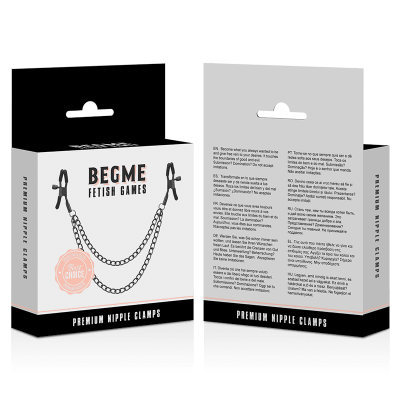 BEGME - RED EDITION NIPPLE CLIPS WITH CHAIN thumb 4
