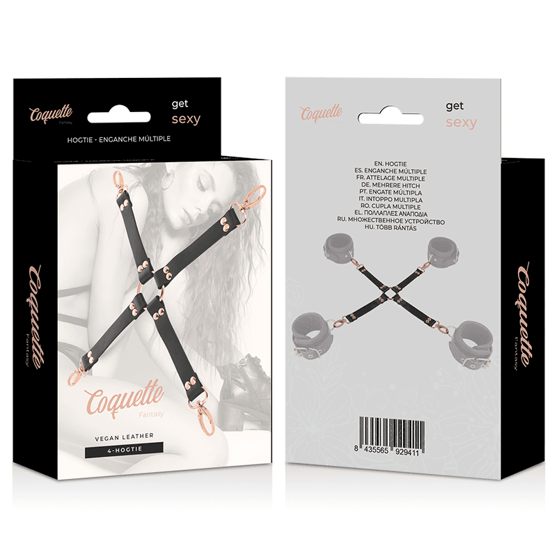 COQUETTE CHIC DESIRE - FANTASY VEGAN LEATHER HOG TIE thumb 6