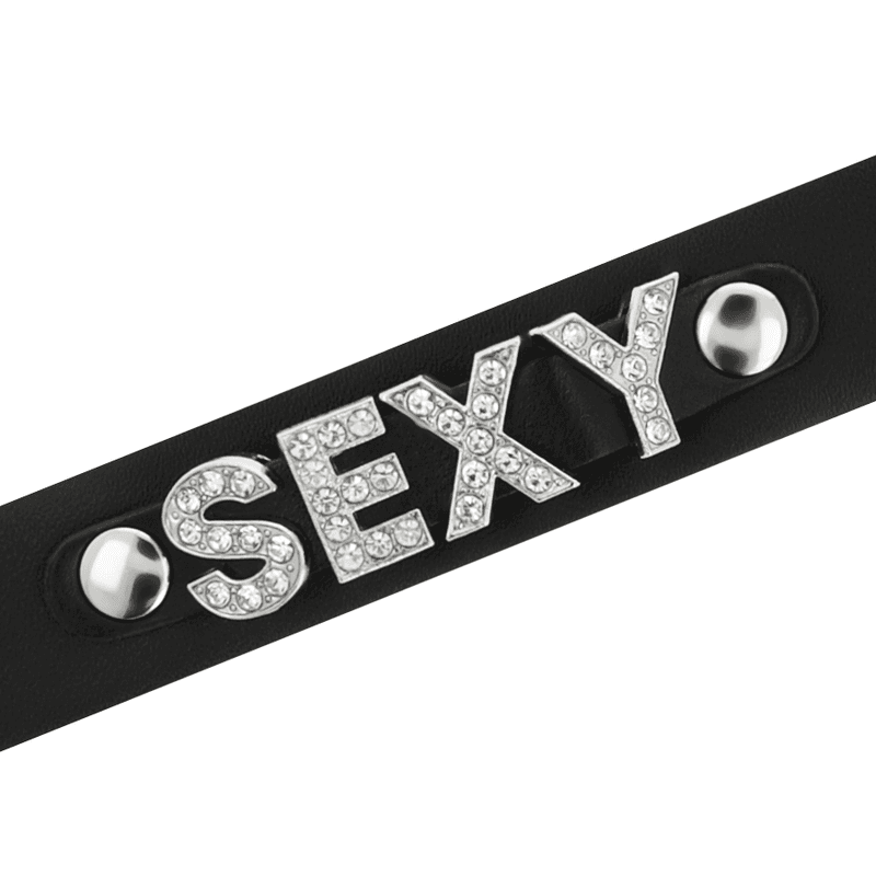 COQUETTE CHIC DESIRE - SEXY VEGAN LEATHER CHOKER thumb 4