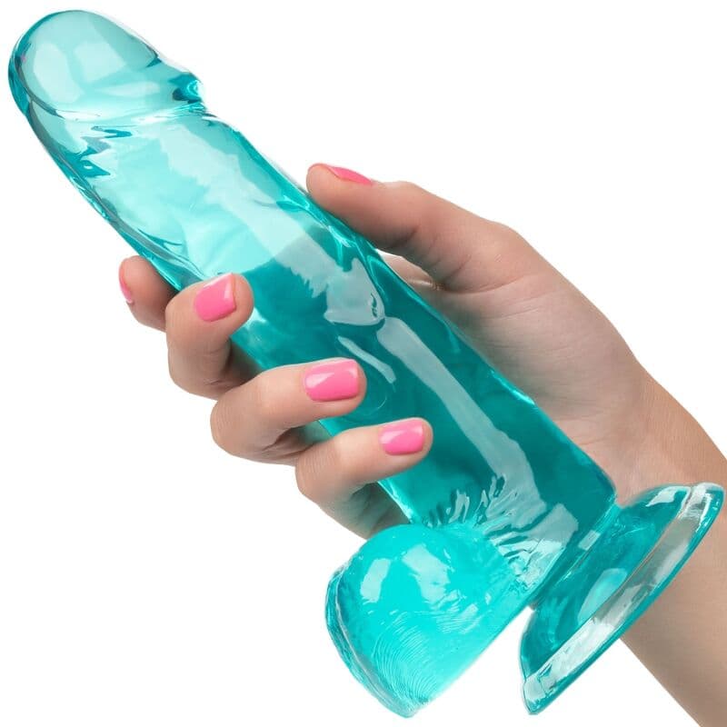 CALEXOTICS - SIZE QUEEN DILDO BLUE 15.3 CM thumb 4