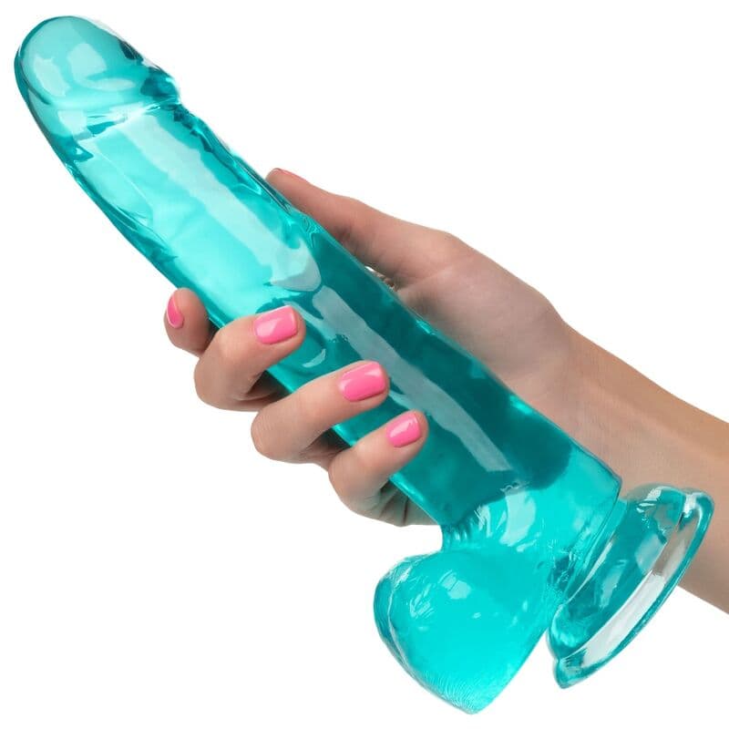 CALEXOTICS - SIZE QUEEN DILDO BLUE 20.3 CM thumb 3