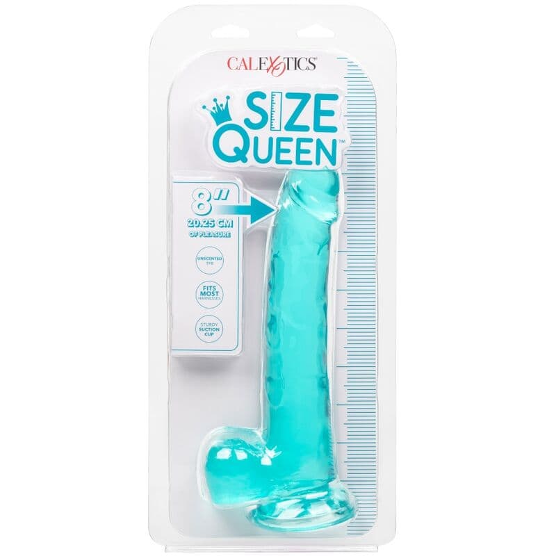 CALEXOTICS - SIZE QUEEN DILDO BLUE 20.3 CM thumb 7