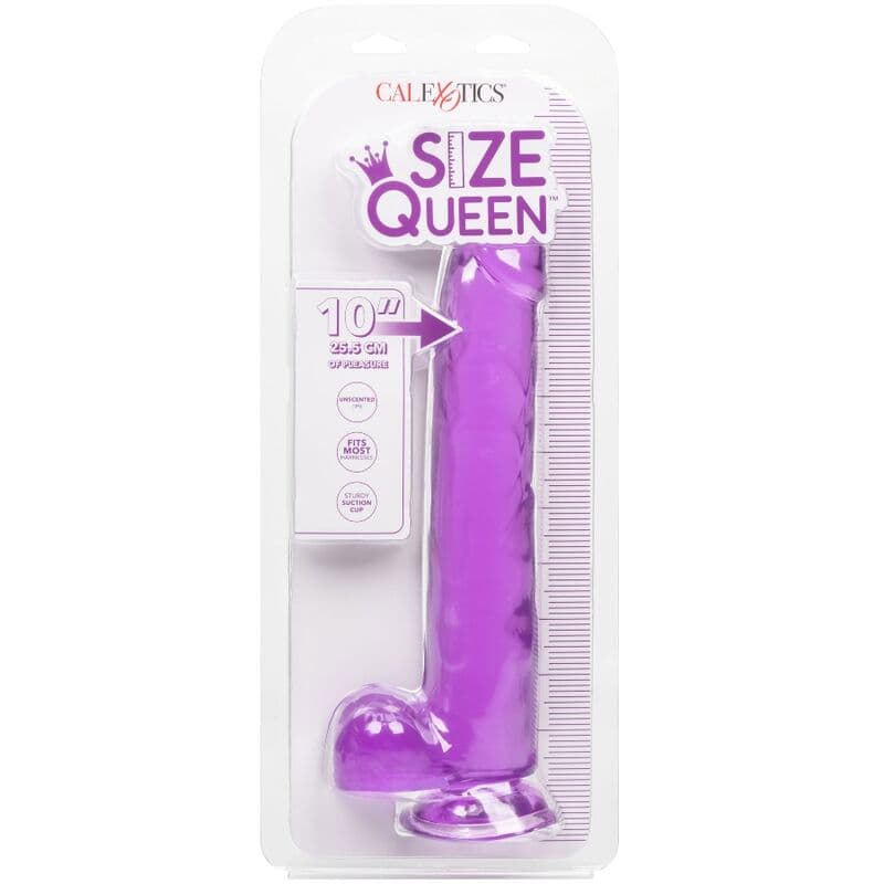 CALEXOTICS - SIZE QUEEN DILDO PURPLE 25.5 CM thumb 7