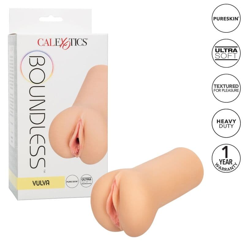 CALEXOTICS - BOUNDLESS VULVA STROKER LIGHT SKIN thumb 2