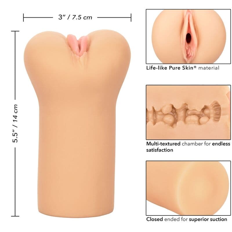 CALEXOTICS - BOUNDLESS VULVA STROKER LIGHT SKIN thumb 5