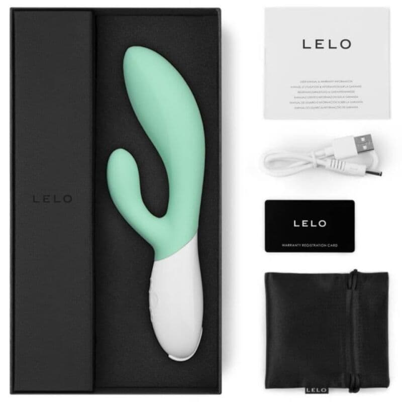 LELO - INA 3 GREEN RABBIT VIBRATOR LUXURY SEAWEED thumb 4