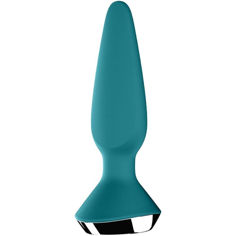 SATISFYER - PLUG ILICIOUS 1 PLUG VIBRATOR GREEN thumb 2