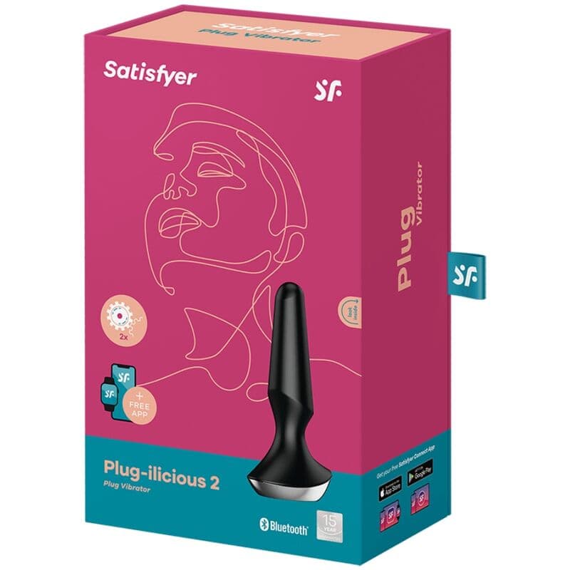 SATISFYER - PLUG ILICIOUS 2 PLUG VIBRATOR BLACK thumb 5