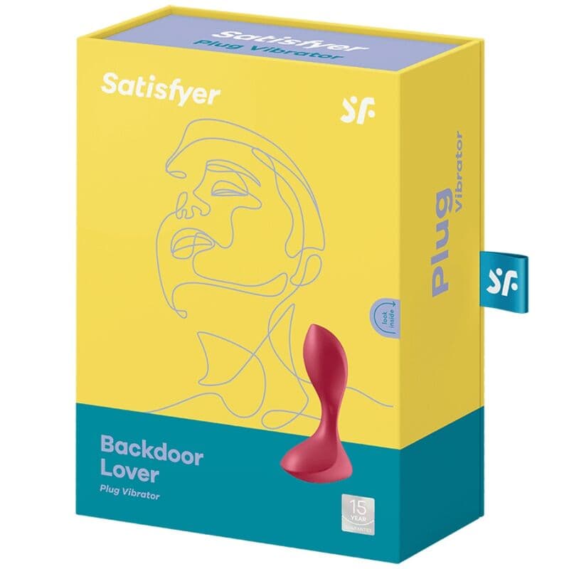 SATISFYER - BACKDOOR LOVER VIBRATING PLUG RED thumb 4