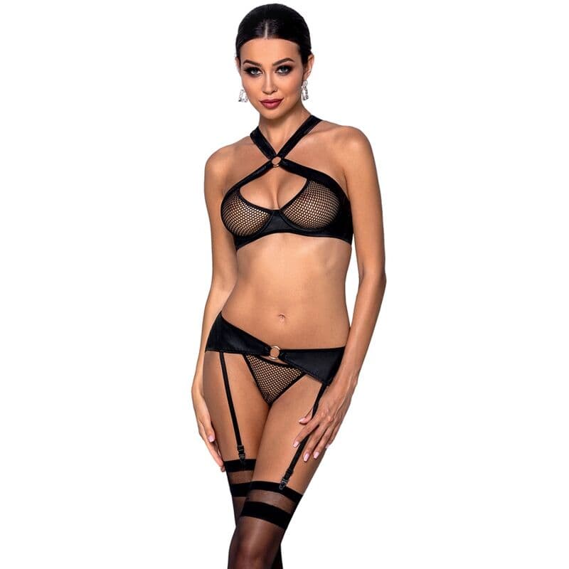 PASSION - AMANDA ECOLOGICAL LEATHER SET S/M thumb 1