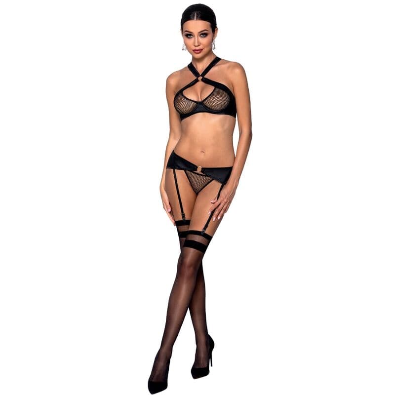 PASSION - AMANDA ECOLOGICAL LEATHER SET S/M thumb 3