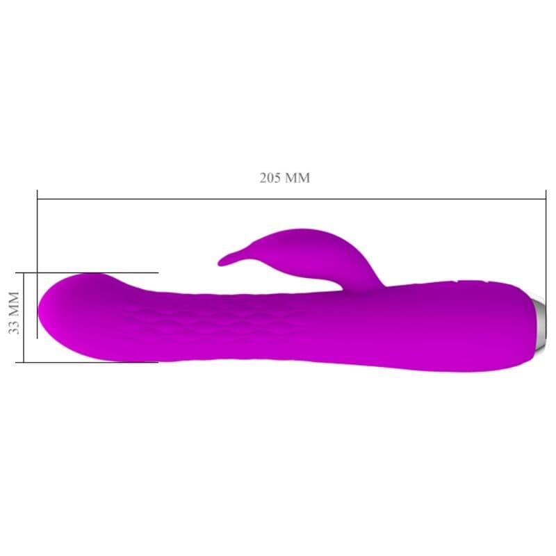 PRETTY LOVE - MOLLY VIBRATOR WITH RECHARGEABLE ROTATION thumb 3