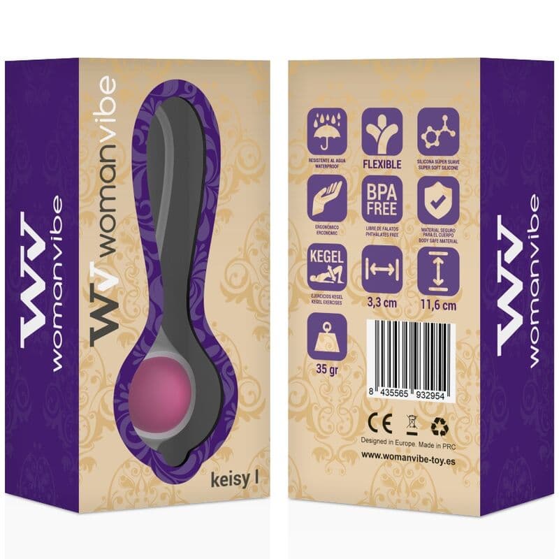 WOMANVIBE - KEISY I BALL GEISHA SILICONE - PINK thumb 2