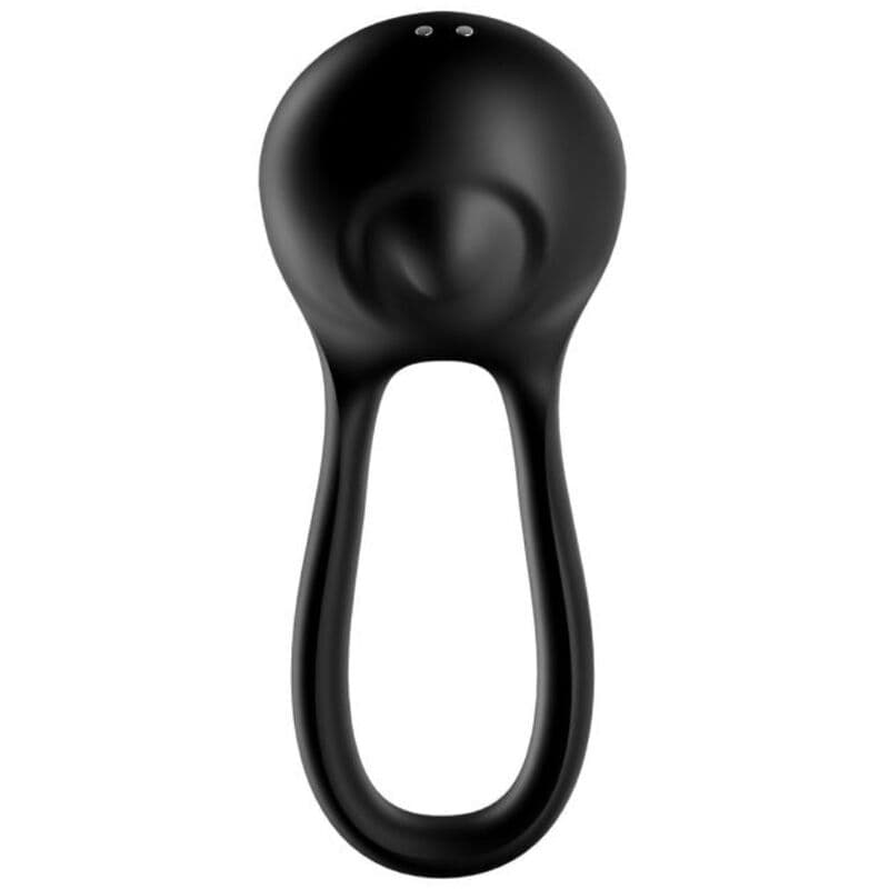 SATISFYER - MAJESTIC DUO RING VIBRATOR BLACK thumb 2