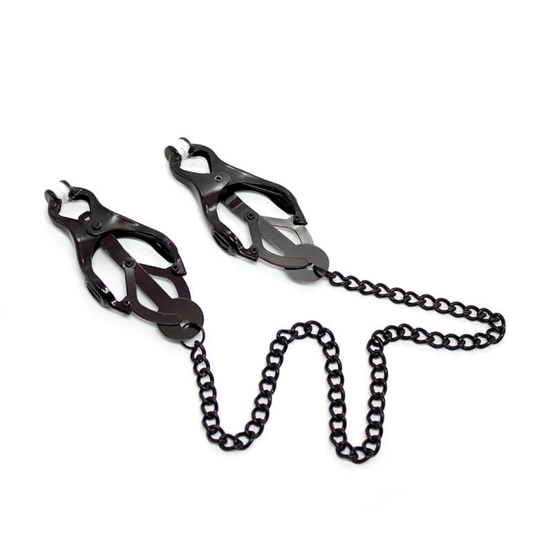 OHMAMA FETISH - JAPANESE NIPPLE Clamps WITH BLACK CHAIN thumb 8