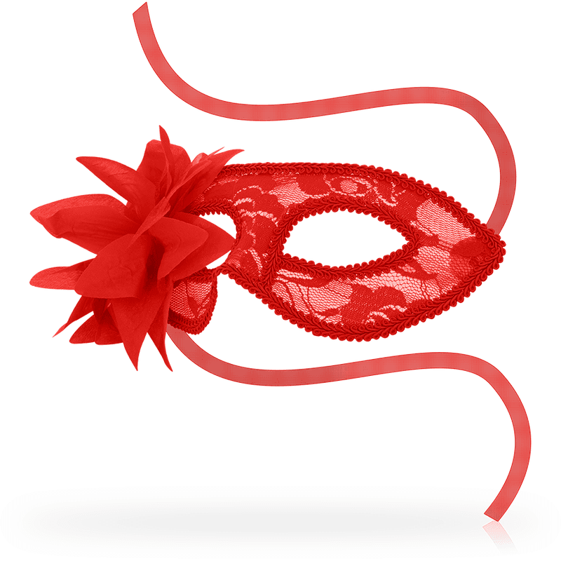 OHMAMA - MASKS MASKS WITH LACE AND RED FLOWER thumb 2