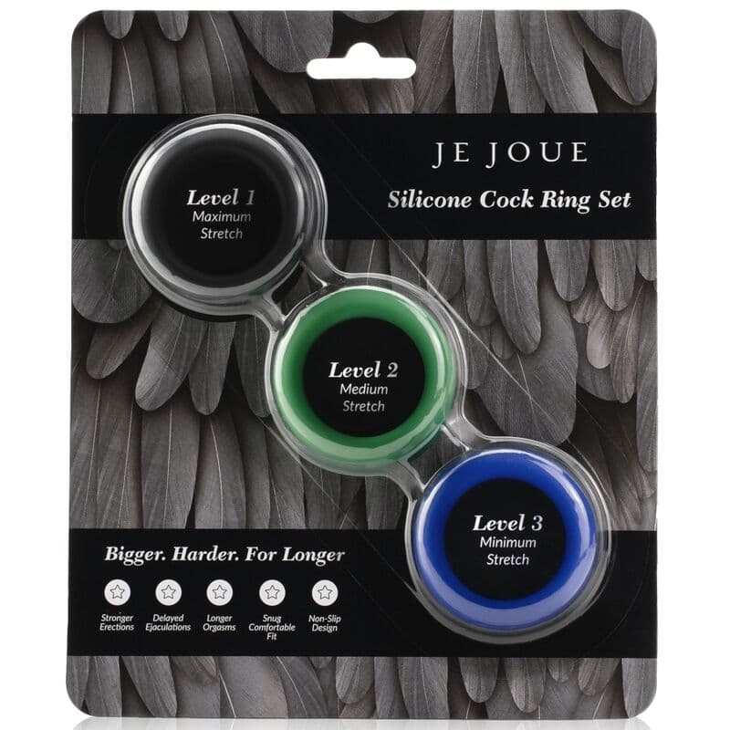 JE JOUE - SILICONE SET SILICONE PENIS RINGS thumb 2