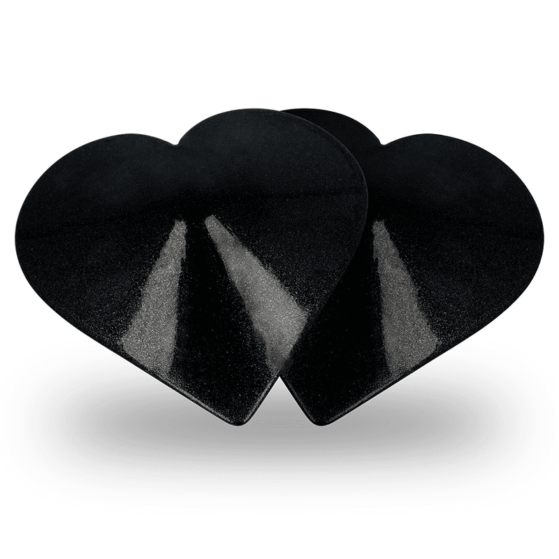 COQUETTE CHIC DESIRE - NIPPLE COVERS BLACK HEARTS thumb 4