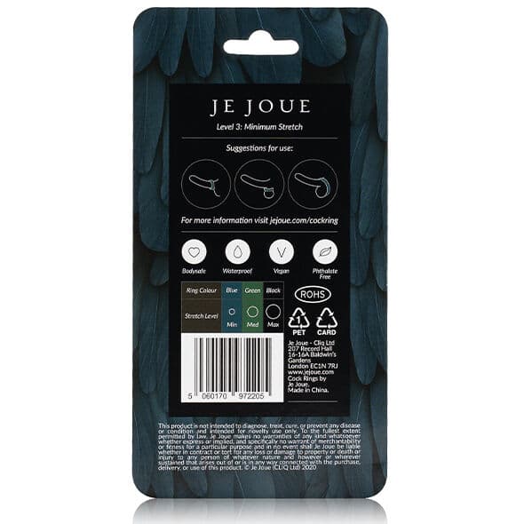 JE JOUE - BLUE SILICONE RING - MINIMUM STRANGULATION thumb 5