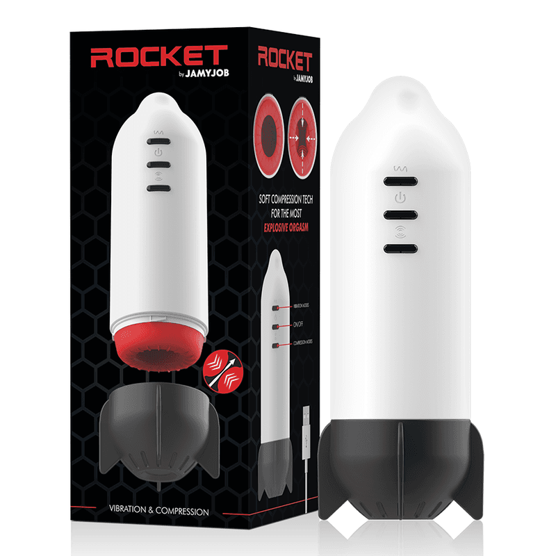 JAMYJOB - ROCKET MASTURBATOR SOFT COMPRESSION TECH AND VIBRATION thumb 2