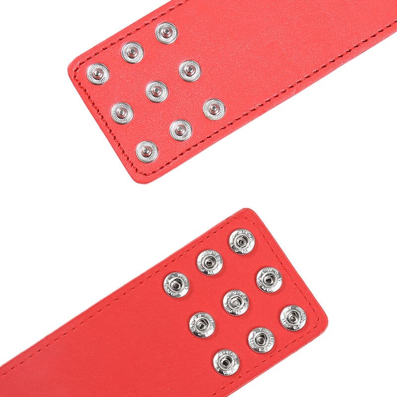 OHMAMA FETISH - RED HANDCUFFS WITH SNAP CLOSURE thumb 10