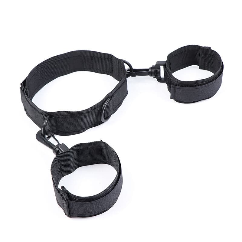 OHMAMA FETISH - NYLON HANDCUFFS AND COLLAR thumb 15