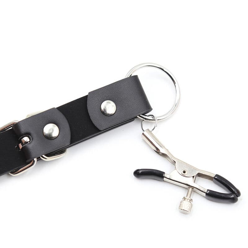 OHMAMA FETISH - CLITORIS CLAMPS WITH LEG STRAPS thumb 3