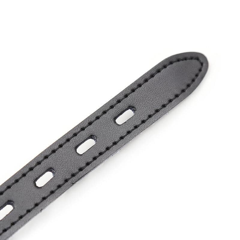 OHMAMA FETISH - SILICONE BALL GAG WITH LEATHER BELT (PADLOCK INCLUDED) thumb 7